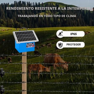 Pastor Eléctrico Solar 30km + Batería