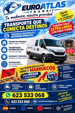 MUDANZAS Y PORTES NACIONALES E INTERNACIONALES
