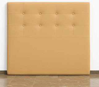 Cabecero de cama negro capitoné
