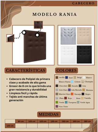 Cabecero de cama negro capitoné