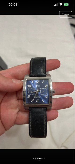 Reloj Lotus Hombre Azul y Plateado