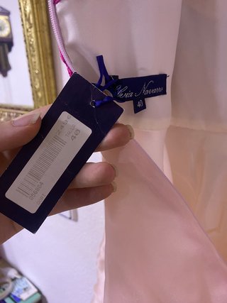 Vestido Sílvia Navarro rosa y morado