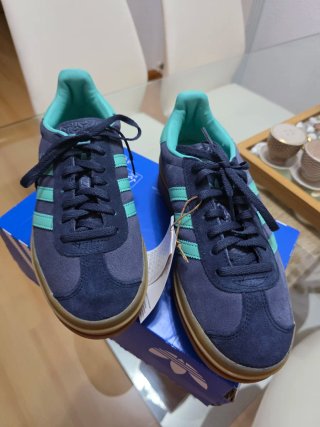 Adidas Gazelle Bold W Talla 38 2/3 Azul/Verde