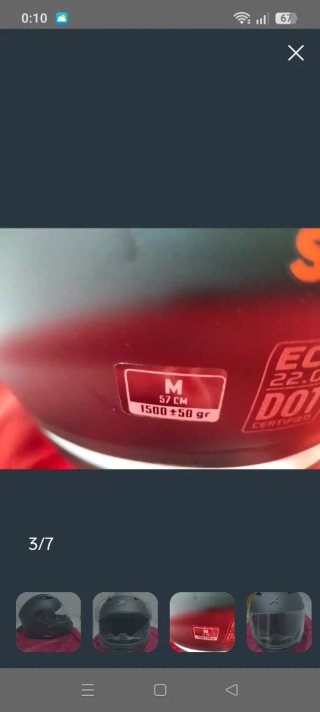 Casco Moto Integral SHIRO Talla M