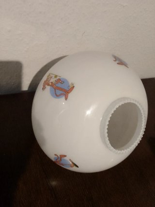 Lámpara Vintage Pantera Rosa Cristal