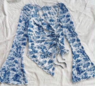 Top Crop de Malla SHEIN / Talla ( M )