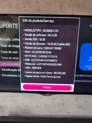 TV LG 42 Smart TV 4K Ultra-HD