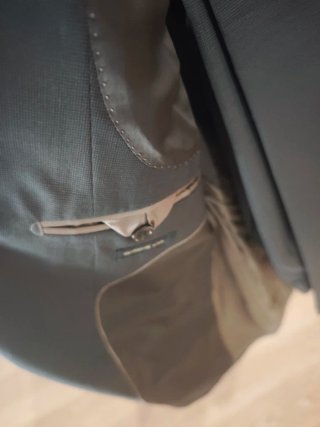 Traje de hombre azul