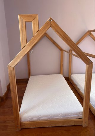 Cama Montessori Casita Madera