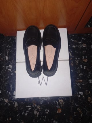 Pack 2 pares mocasines negros de mujer