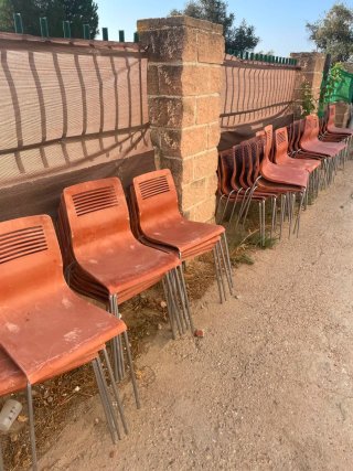 Sillas Fibra Resistentes Exterior