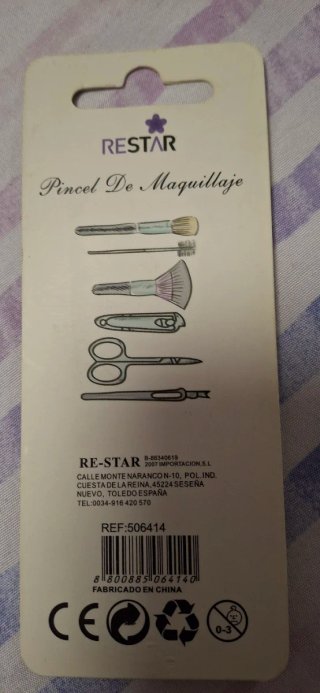 Set 6 Pinceles Maquillaje RESTAR