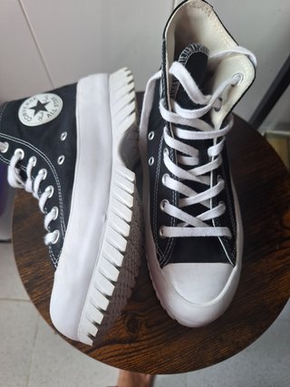 Converse Plataforma Negras Talla X