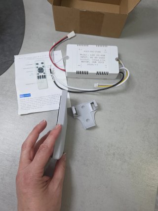 Receptor de control remoto ventilador techo + mand