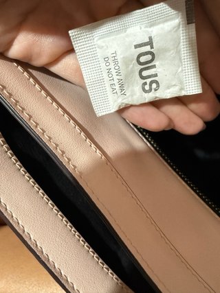 Bolso Tous Mediano Beige y Rosa Original