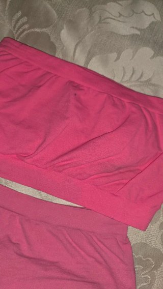 Abito raso rosa e giallo