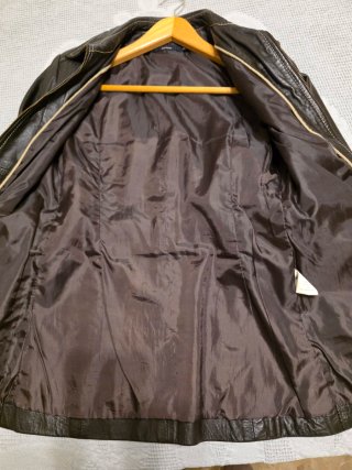 Chaqueta Cuero Mujer Cortefiel Talla P