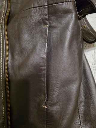Chaqueta Cuero Mujer Cortefiel Talla P