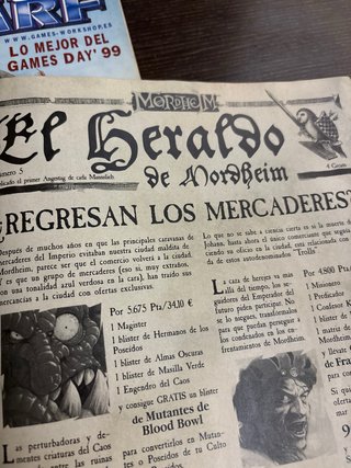 Heraldo de Mordheim nº0-7 (white dwarf)