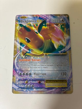 Carta Pokémon Dragonite EX 72/108 2017 ESP