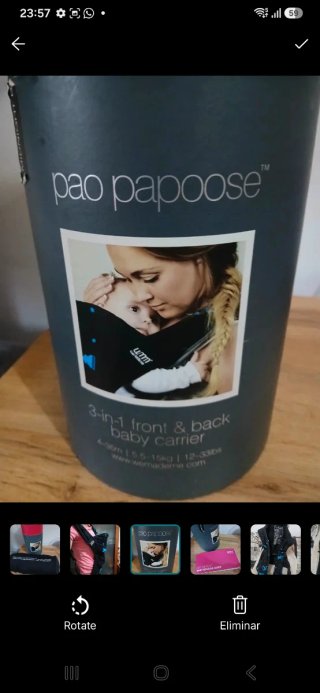 Marsúpio Pao Papoose