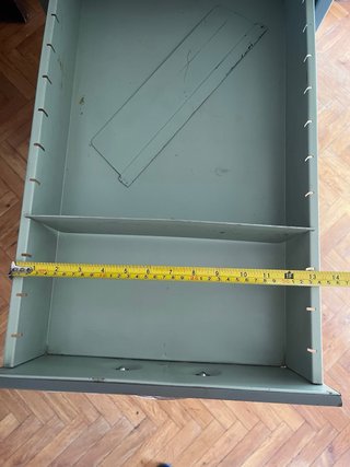 Archivador gris metalico Cajonera metalica 1940-50