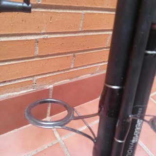 Caña de pescar carpfishing y carrete