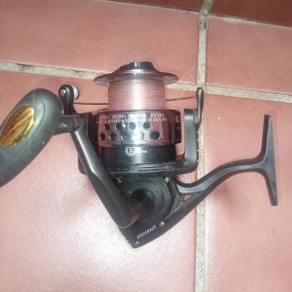 Caña de pescar carpfishing y carrete