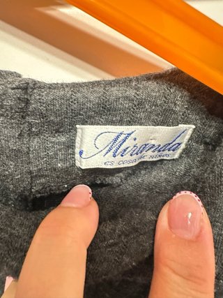 Vestido sudadera niña t.10 gris