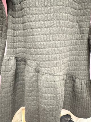 Vestido sudadera niña t.10 gris
