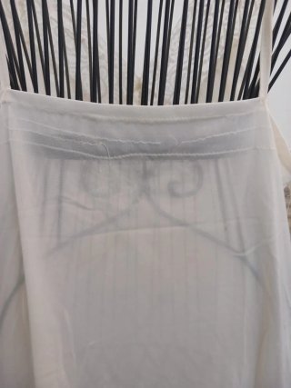 Camisón blanco encaje XL