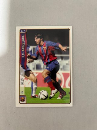Cromo Messi F.C. Barcelona Liga 2005