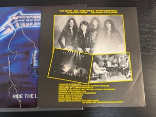Vinilo Metallica Ride the Lightning