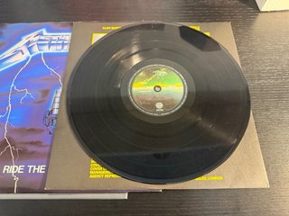 Vinilo Metallica Ride the Lightning