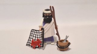 Playmobil Pastor Pescador Portal Belen Navidad