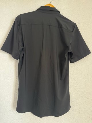 Camisa Zara Manga Corta Talla M Negra Nueva