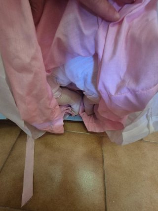 Muñeca realista bautizo rosa