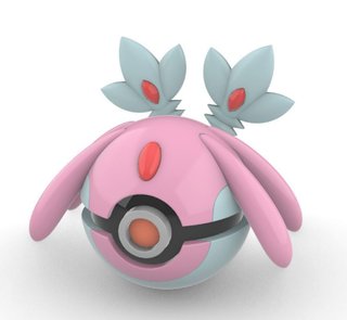 Pokéball de Mesprit Impresa en 3D