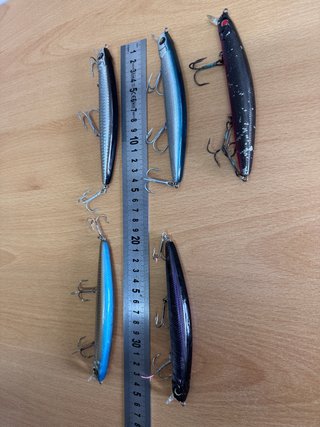 5 Iscas de Pesca Variadas