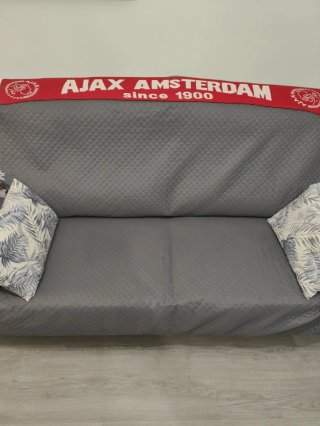 Bufanda Ajax Amsterdam Roja y Blanca