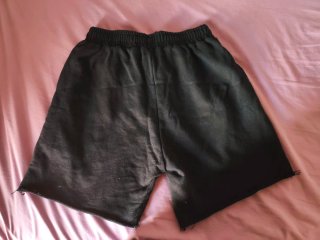 Sp5der Shorts Negros con Estrellas