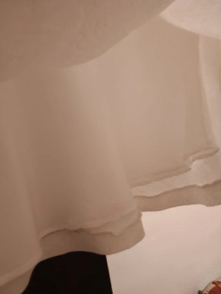 Falda Lino 100% Blanco roto