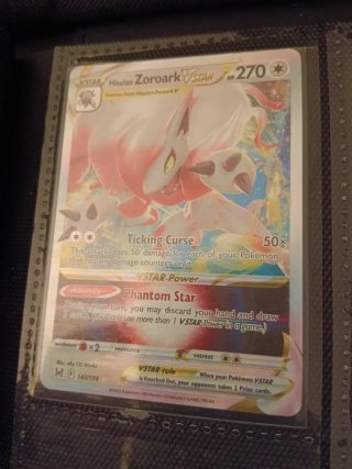 Carta Pokémon Hisuian Zoroark VSTAR 147/196
