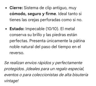 Pendientes Coro Trifari Vintage Nuevos Rosa Oro