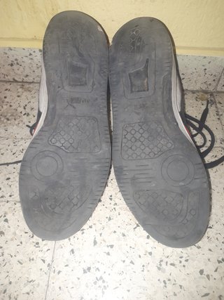Zapatillas Puma Botín Rojo y Blanco