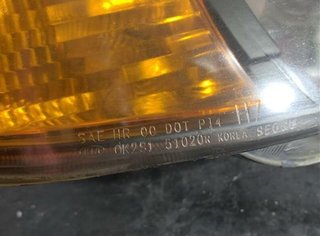 Kia 59247 0k2s151020r faro derecho shuma ii (spt)