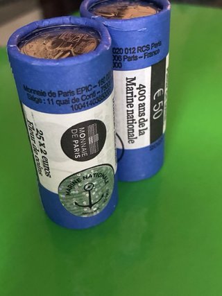 Rollo Monedas 2026 Francia Marina Nacional