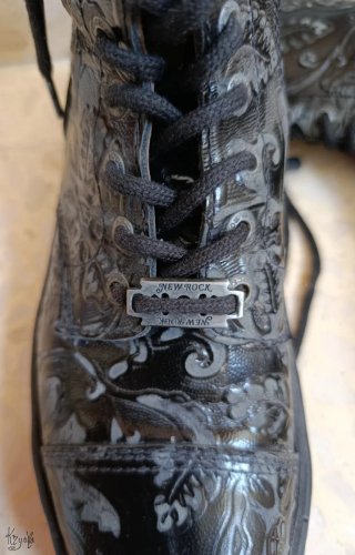 Botas altas grabadas New Rock