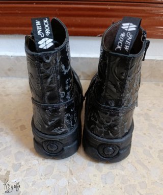 Botas altas grabadas New Rock