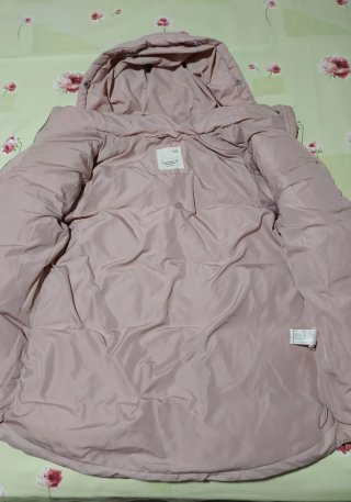 Abrigo Rosa Zara Con Cinturón Talla 13-14 años